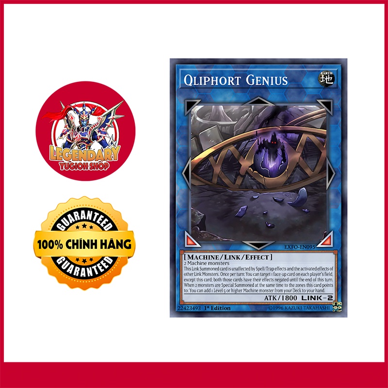 [Thẻ Bài Yugioh Chính Hãng] Qliphort Genius