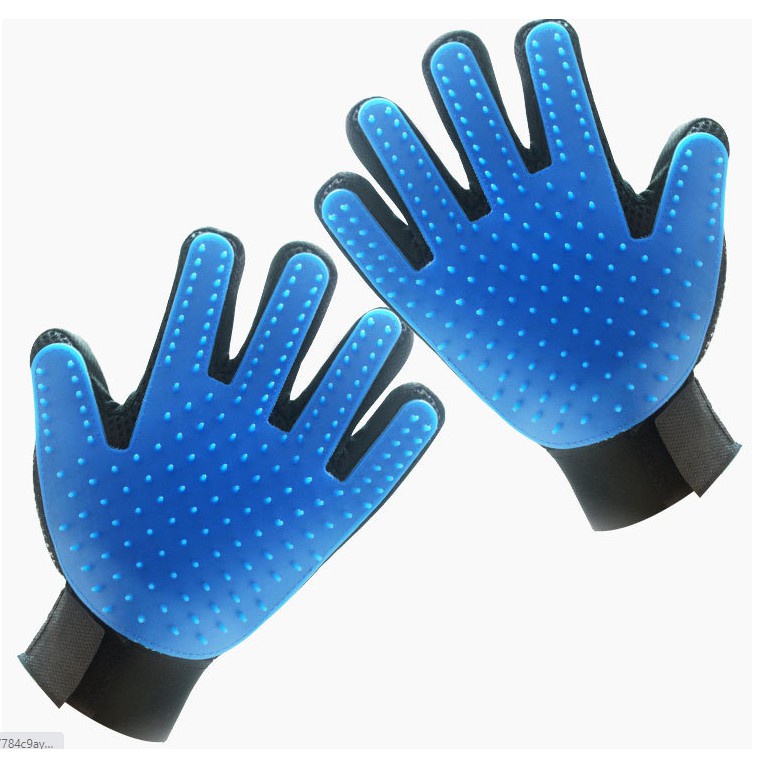 Găng tay chải lông cho chó mèo, găng tay lấy lông rụng, tắm cho thú cưng_BL012