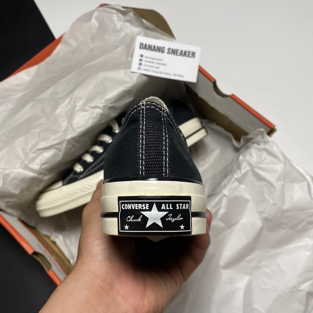 Giày Converse 1970 Low Black  - GIÀY DANANG | Phiên bản 1:1 chuẩn