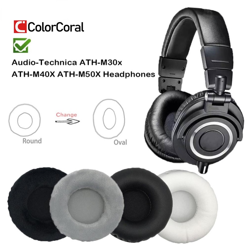 1 cặp đệm tai nghe thay thế cho Audio-Technica ATH-M30x ATH-M40X ATH-M50X