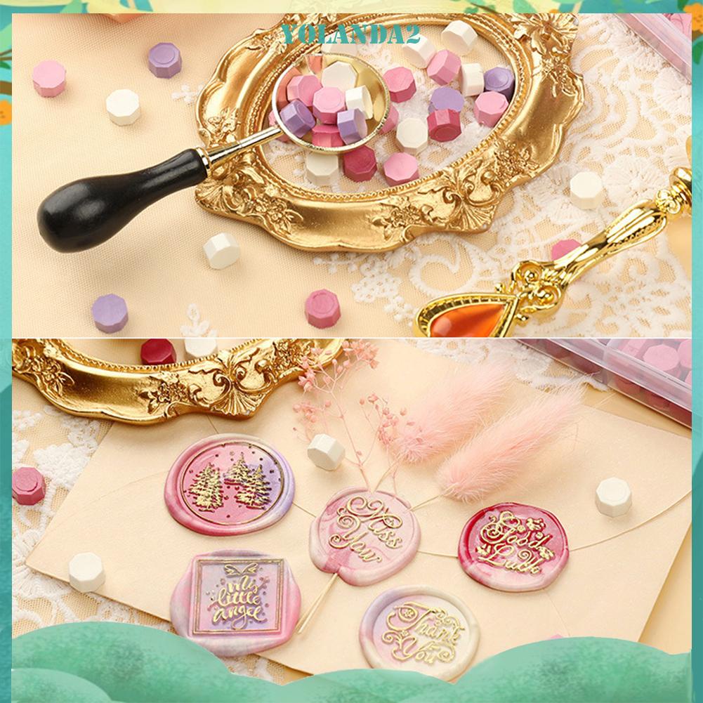 200 Viên Sáp Hình Bát Giác Dùng Đóng Dấu Niêm Phong Bì Thư