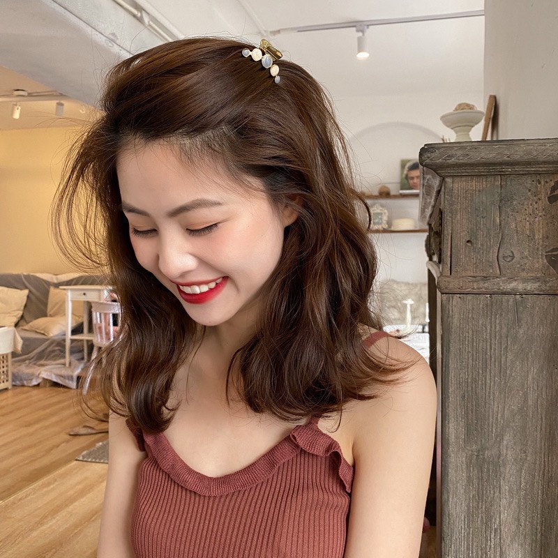 [Mã FAMARAL1 giảm 10K đơn 50K]Kẹp tóc đính đá mini nhân tạo nhiều màu sắc đẹp Hàn quốc KC25 JOLY