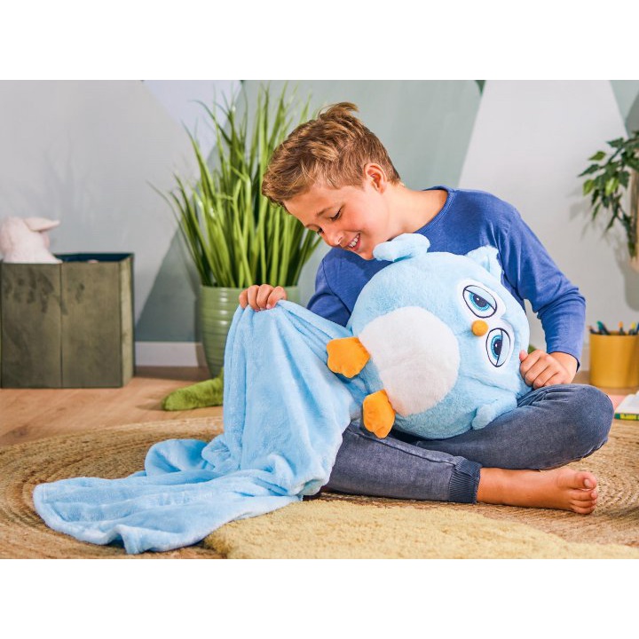 Bộ Chăn gối Văn Phòng 3 in 1 - Gối Mền 3 Trong 1 Hình Heo Hoa Quả Cú Mèo Totoro Dễ Thương Biểu Cảm Cute