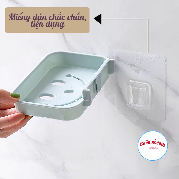  Khay Để Bánh Xà Phòng Dán Tường 1 Lớp Đáy Kín Hình Mặt Cười Tiện Lợi – Buôn Rẻ 01276