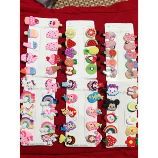 Sét 10 kẹp tóc dễ thương cho bé