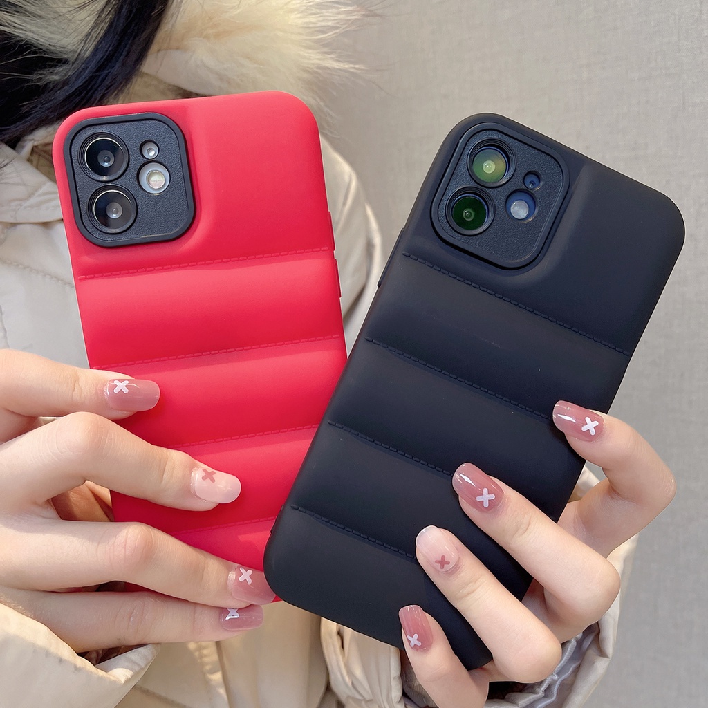 Ốp Điện Thoại Silicon Mềm Hình Áo Khoác Phao Thời Trang Cho Iphone 11 Pro Max XS Max XR 7 8 Plus