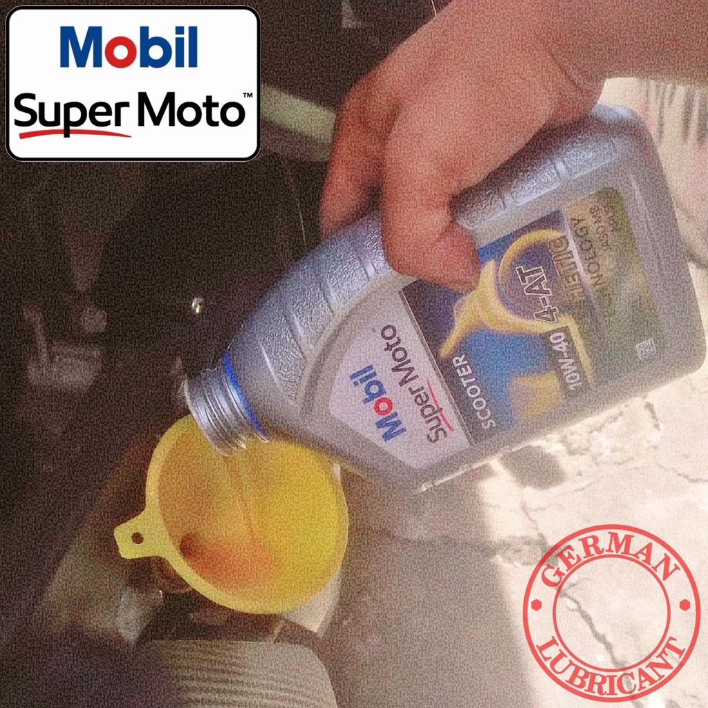 Thùng nhớt xe tay ga Mobil Scooter 10W30 - 10W40  - Thùng Mobil tay ga - Mobil 10W40 - Mobil 10w30