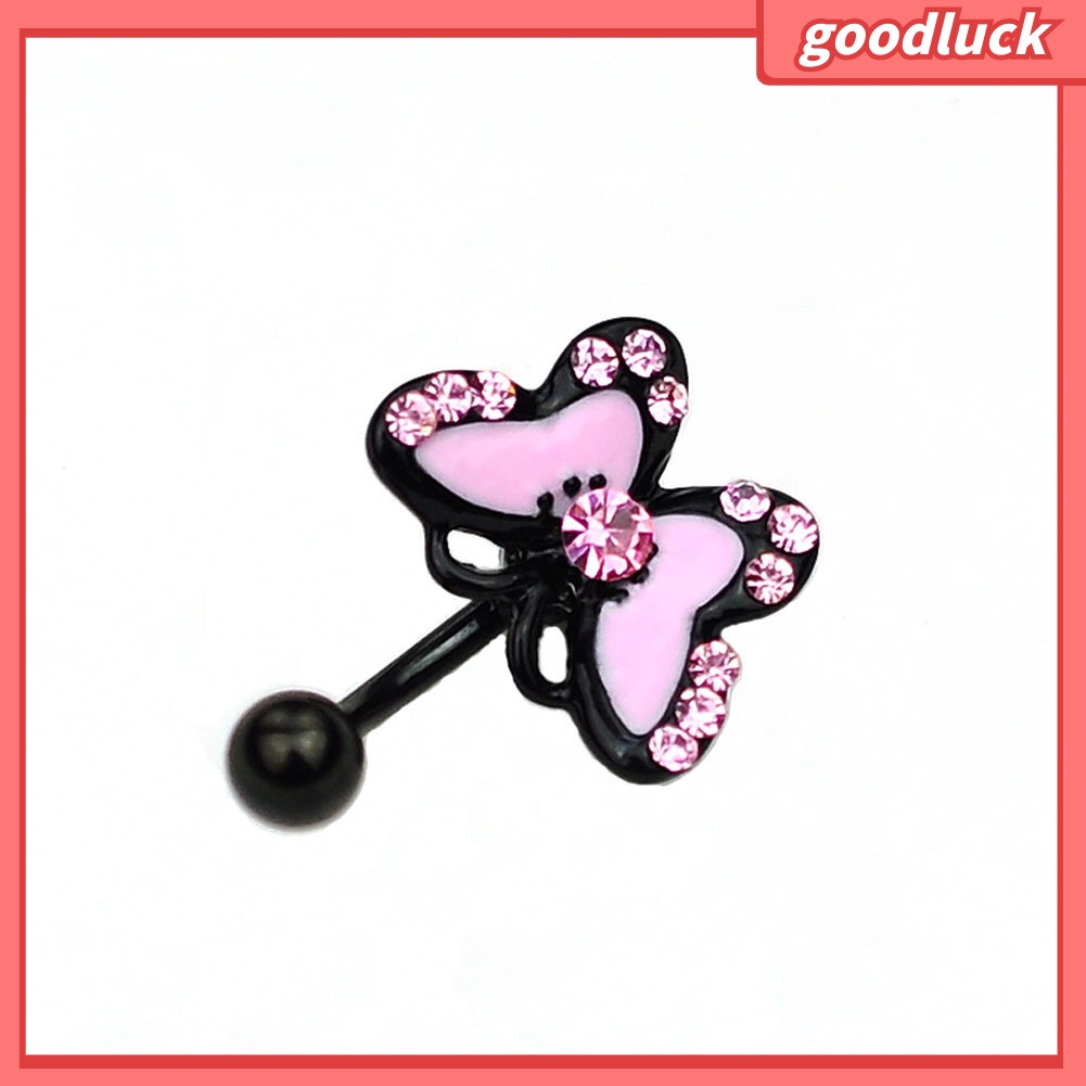 Khuyên Rốn Hình Bướm Đính Đá Xinh Xắn