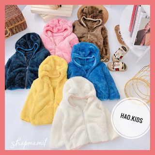 Áo khoác lông⚡FREESHIP⚡siêu mềm mịn cho bé trai/gái