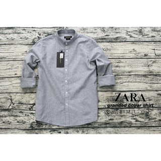 Áo sơ mi Zara cổ trụ