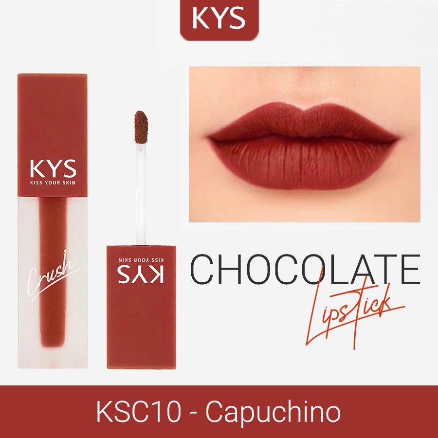 [ ĐẶC BIỆT] Son Kem Lì Lâu Trôi Mịn Môi chocolate Crush KYS 3,5g (11 màu)