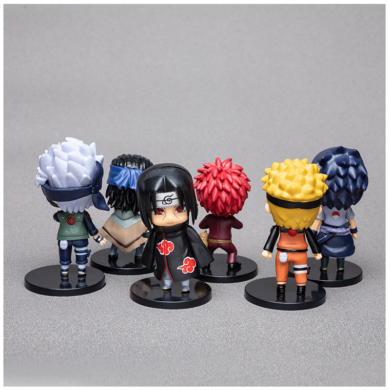 Mới Mô Hình Nhân Vật Naruto Kakashi Sasuke Gaara Bằng Nhựa Pvc Chất Lượng Cao