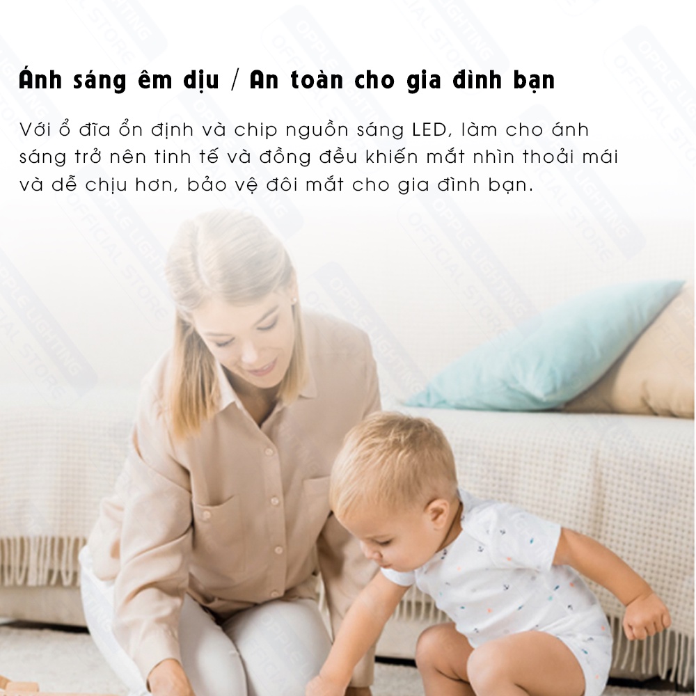 Bộ Đèn LED OPPLE Âm Trần US - Tiết Kiệm Năng Lượng, Ánh Sáng Dễ Chịu