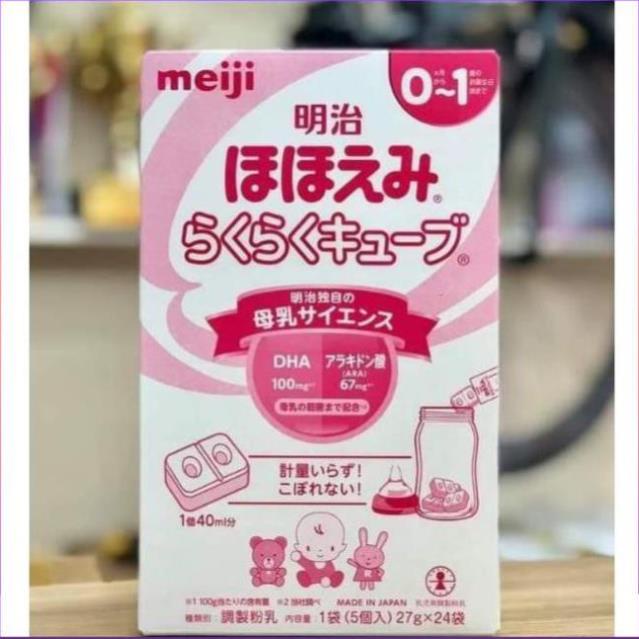 Sữa Meiji Thanh 648g Nội Địa Nhật Bản, Sữa MEIJI thanh số 0 và số 9