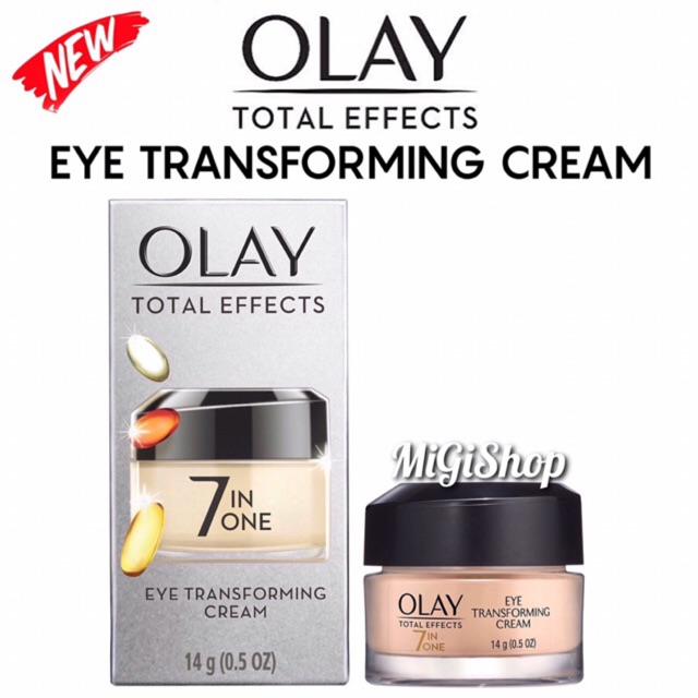 [Hàng Mỹ] Kem Dưỡng Mắt Chống Lão Hoá Olay Total Effects Eye Transforming Cream 14g