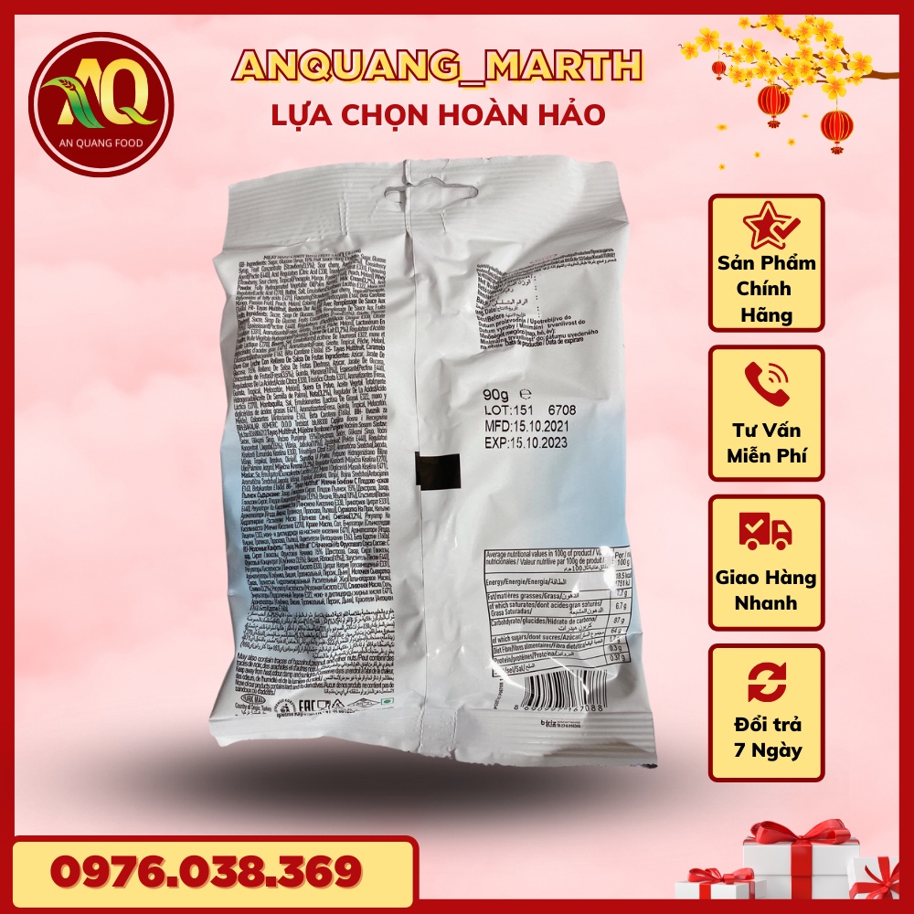 Kẹo trái cây ANQUANG_MARTH, kẹo nhập khẩu Thỗ Nhĩ kỳ gói 90gr và 300gr- Hàng chất lượng