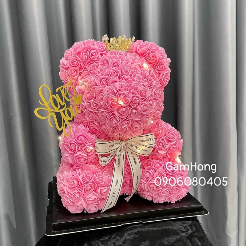 Túi 10 chiếc topper nhũ chữ Love You