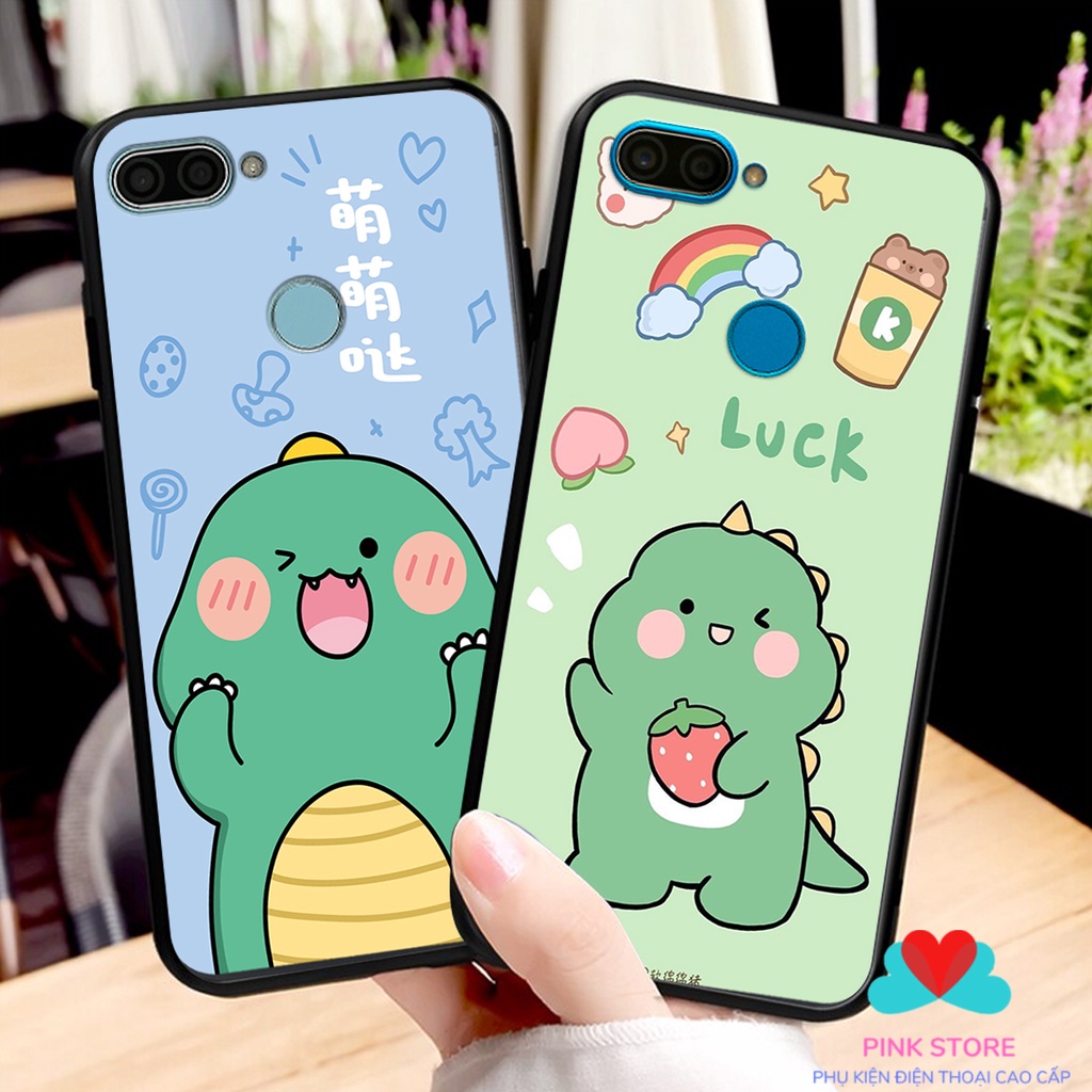 RẺ⚡Ốp lưng OPPO A12 in hình chibi khủng long dễ thương