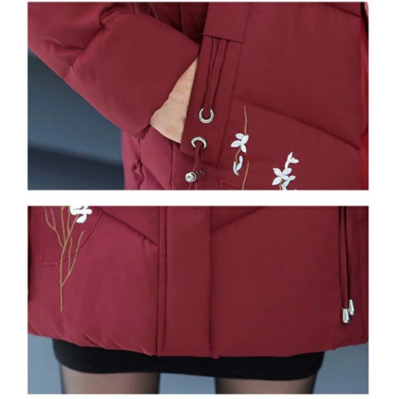 Áo khoác phao nữ trung niên