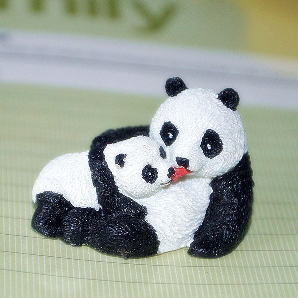 Mô Hình Gấu Trúc Bằng Nhựa Resin Mini Trang Trí Tiểu Cảnh
