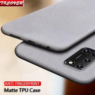 Ốp điện thoại OPPO A92 A72 A52 A92s Reno Ace2 A91 A31 A8 F15 sang trọng siêu mỏng Matte Scrub Họa tiết sa thạch mềm