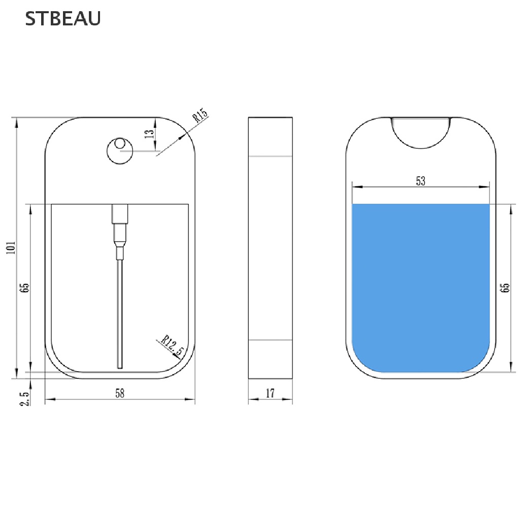 Bình Xịt Đựng Nước Rửa Tay Bằng Silicone Có Thể Tái Sử Dụng