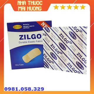 Băng Cá Nhân Zilgo Hộp 102 Miếng Bản Nhỏ