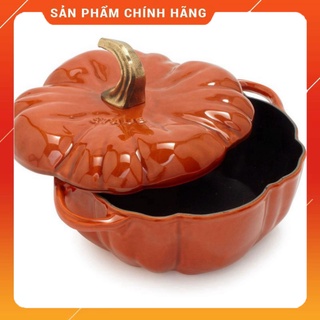 Nồi gang Staub Bí ngô 24cm (Made in France) - BH 12 Tháng