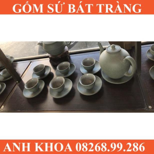 Ấm chén hồng sa Bát Tràng - Gốm sứ Bát Tràng Anh Khoa