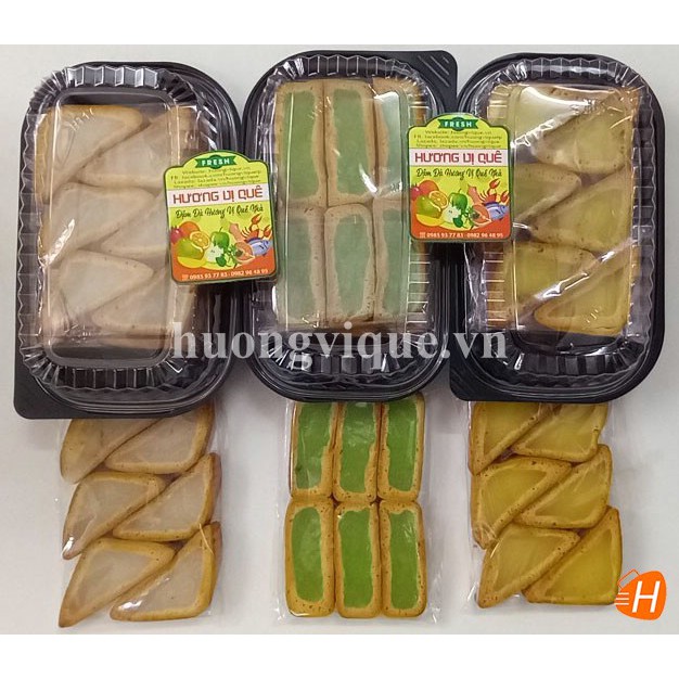 Bánh Xà Lam Bách Vị -  Hộp 18 Cái 2 Loại Nhân Riêng Biệt - Đặc Sản Bến Tre