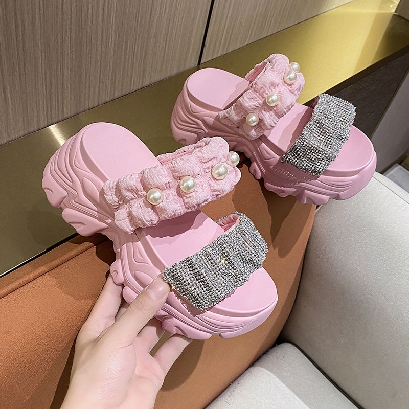 Dép đế dày Dép Sandal Đế Xuồng Thời Trang Mùa Hè Dành Cho Nữ
