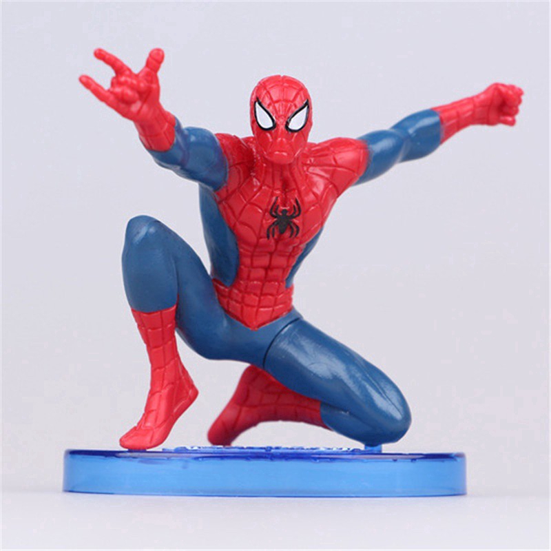 Set 7 Mô Hình Nhân Vật Siêu Anh Hùng Trang Trí