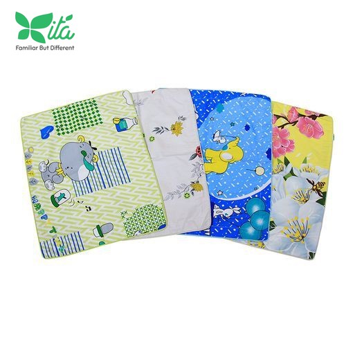 Vỏ gối đầu trẻ em 30x40cm, áo gối đầu trẻ em, bao gối đầu cho bé cotton hoa bèo Hometex