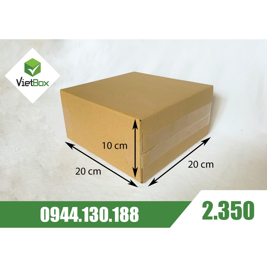 Combo 20 hộp carton 20x20x10