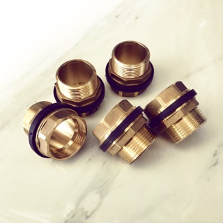 Đấu bồn thau phi 42 - khớp nối bồn nước - hai đầu ren trong ngoài.