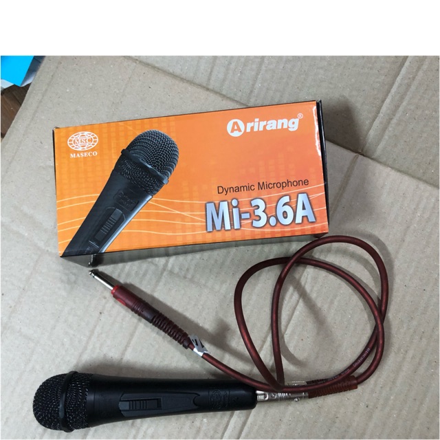 Mic dành cho loa kéo hoặc soundcard hát livestream chân 3.5 -6.5mm