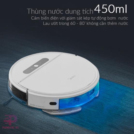 Robot hút bụi Midea i5 Sweeper Robot Máy hút bụi siêu mỏng 3 trong 1 điều khiển qua app điện thoại và bằng giọng nói