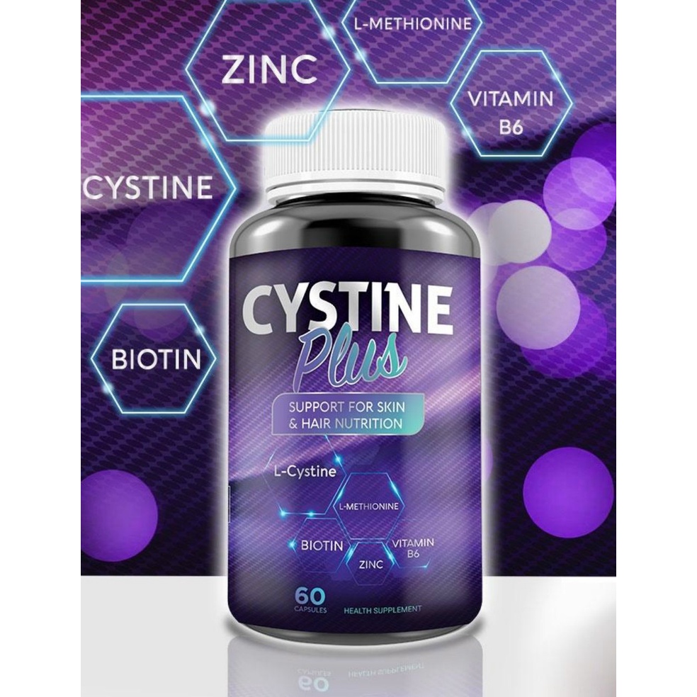 [Chính Hãng] Cystine Plus - Viên Uống Giảm Mụn, Ngăn Rụng Tóc Và Giảm Sắc Tố Supplement Fact Cystine