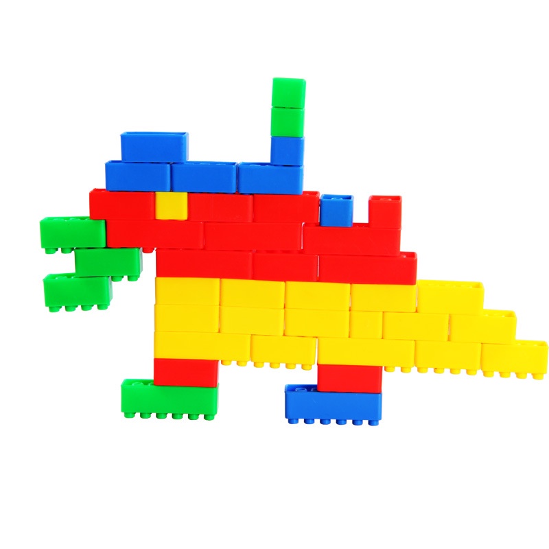 Bộ Lego xếp hình giáo dục sớm  Đồ chơi LEGO phát triển tư duy hình khối xây dựng ,nhiều màu sắc