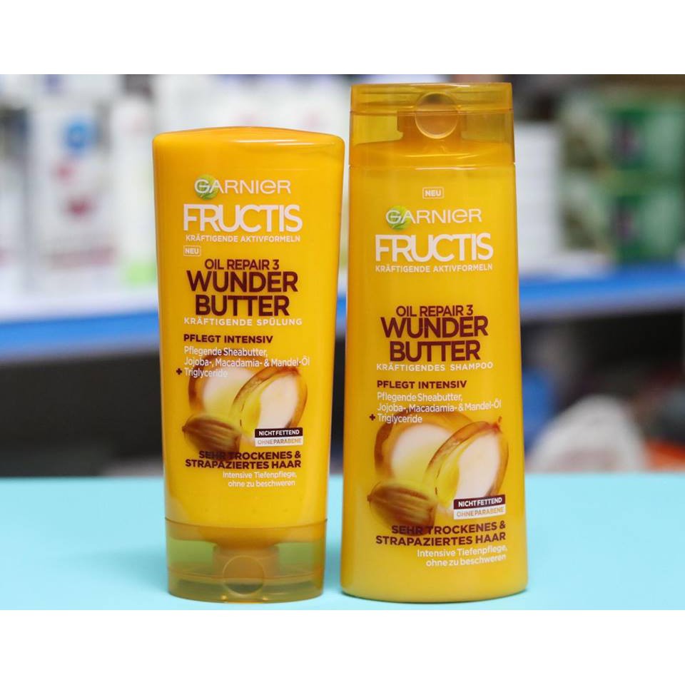 ( Hàng Đức chuẩn )Bộ dầu gội Fructic mẫu mới nhất năm 2018 của Hãng Garnier