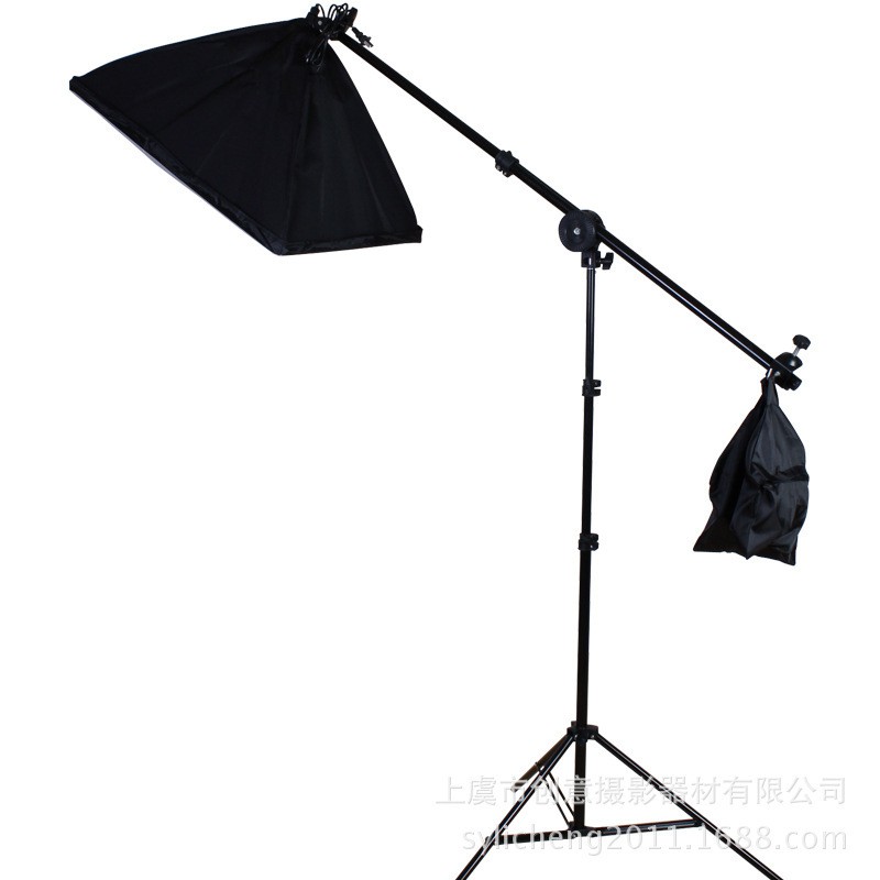 Đèn Chụp Ảnh Sản Phẩm, Bộ Đèn Studio, quay phim, Livestream chuyên nghiệp, chân đèn cao 2m kèm Softbox 50x70cm