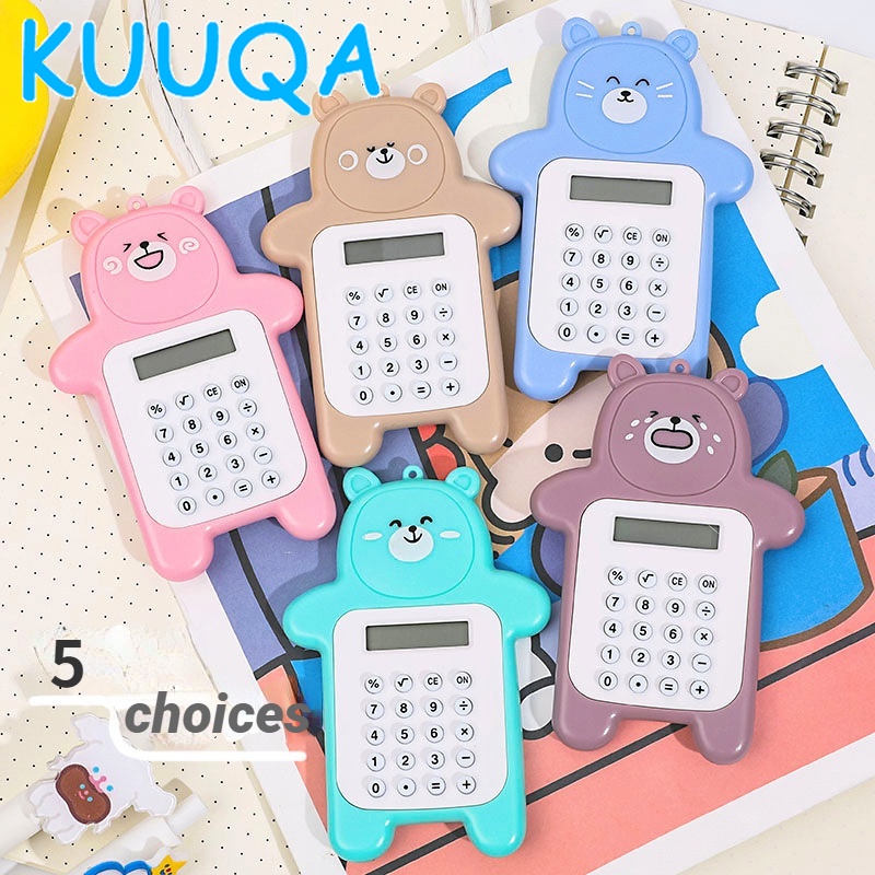Máy Tính Bỏ Túi 8 Chữ Số Hình Gấu Dễ Thương