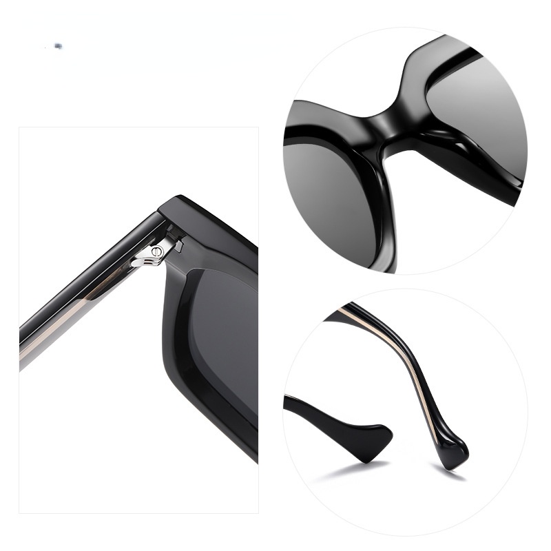 Kính mát phân cực ZEliN BC9102 gọng lớn phong cách Âu Mỹ thời trang cho nam và nữ