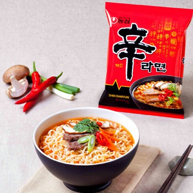 Lốc 5 gói Mì cay Shin Ramyun Hàn Quốc