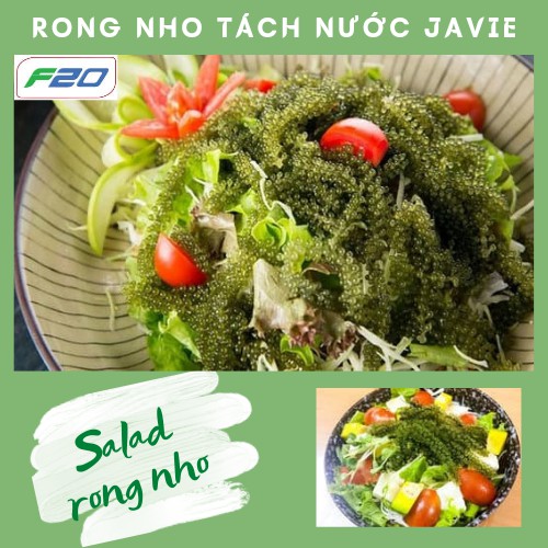 [500gr]  Rong nho tách nước + 5 gói sốt mè. Rong Nho Tách Nước