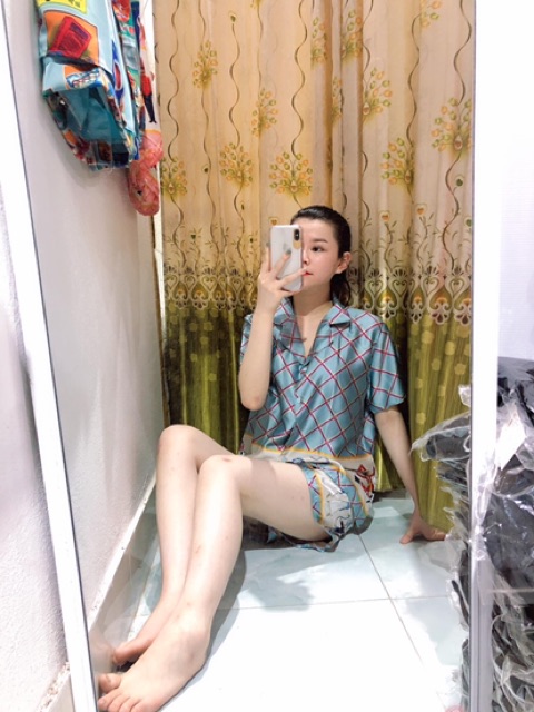 [Mã WASKT410K giảm 10K đơn 50K] Bộ lụa cộc chú lính trì (bộ cộc) | BigBuy360 - bigbuy360.vn