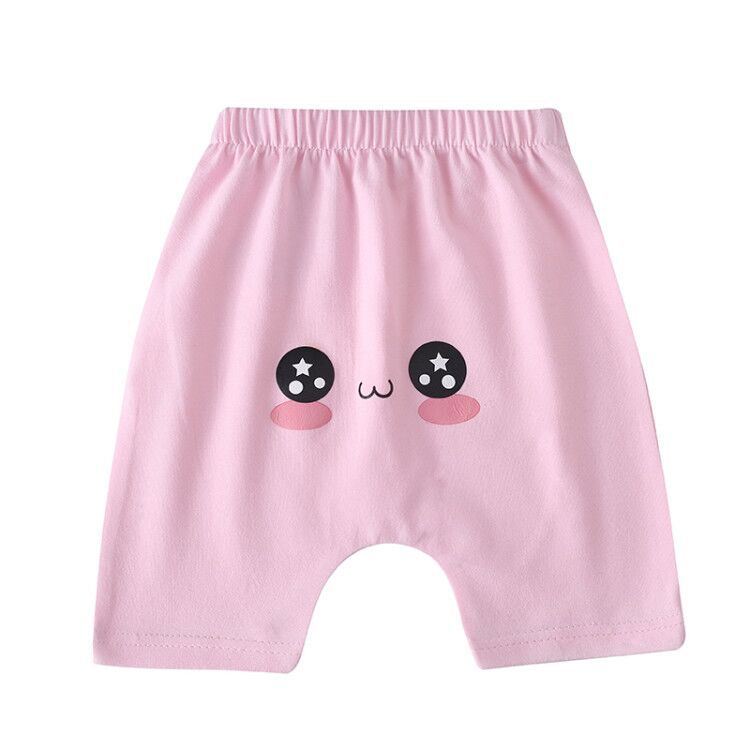 Quần Short Vải Cotton Mềm Mại Thoải Mái Họa Tiết Hoạt Hình Dễ Thương Cho Bé