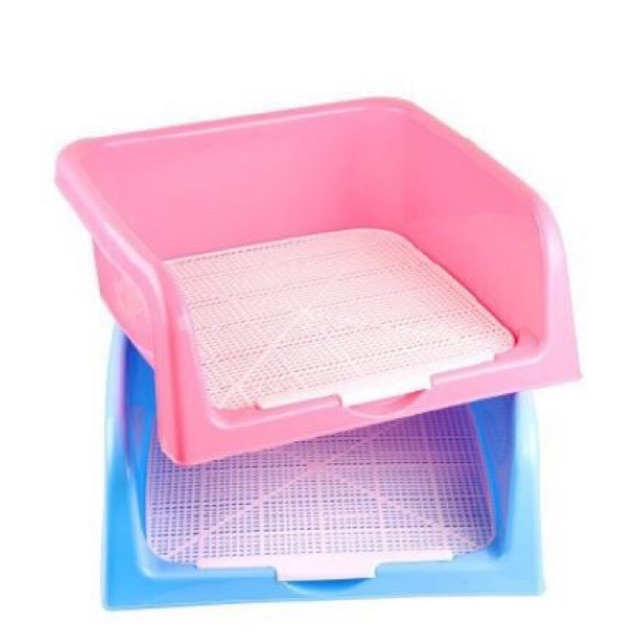 Khay đi vệ sinh có thành chắn cho chó