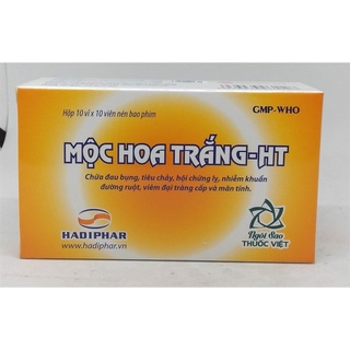 MỘC HOA TRẮNG-HT ( hộp 100 viên)