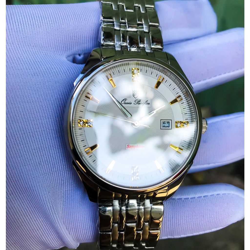 Đồng hồ nam Oasis Pacifier – Thời trang, máy Quartz, mặt kính Sapphire chống xước, chống nước.